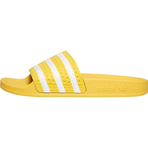 slippers dames adidas geel|Adidas sandalen dames.